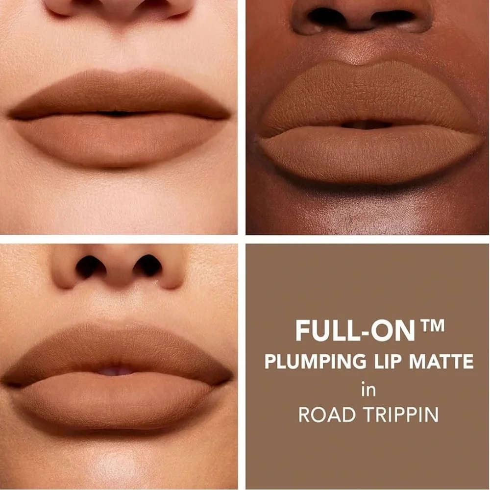 Buxom Full On Plumping Lip Matte Lipgloss Road Trippin 0.14 Fl Oz Velvety Smooth